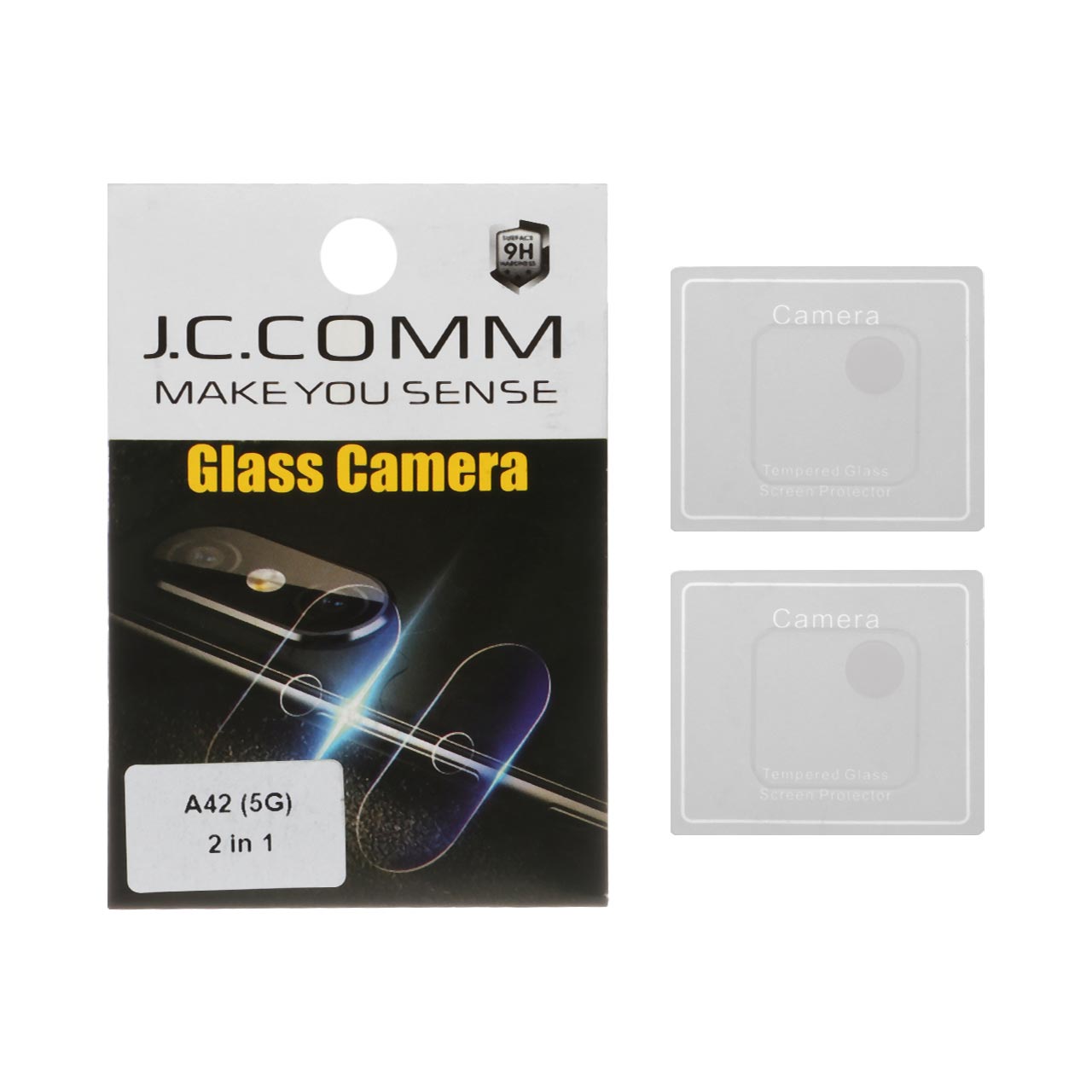 محافظ لنز دوربین شیشه ای J.C.COMM مدل Samsung A42-5G