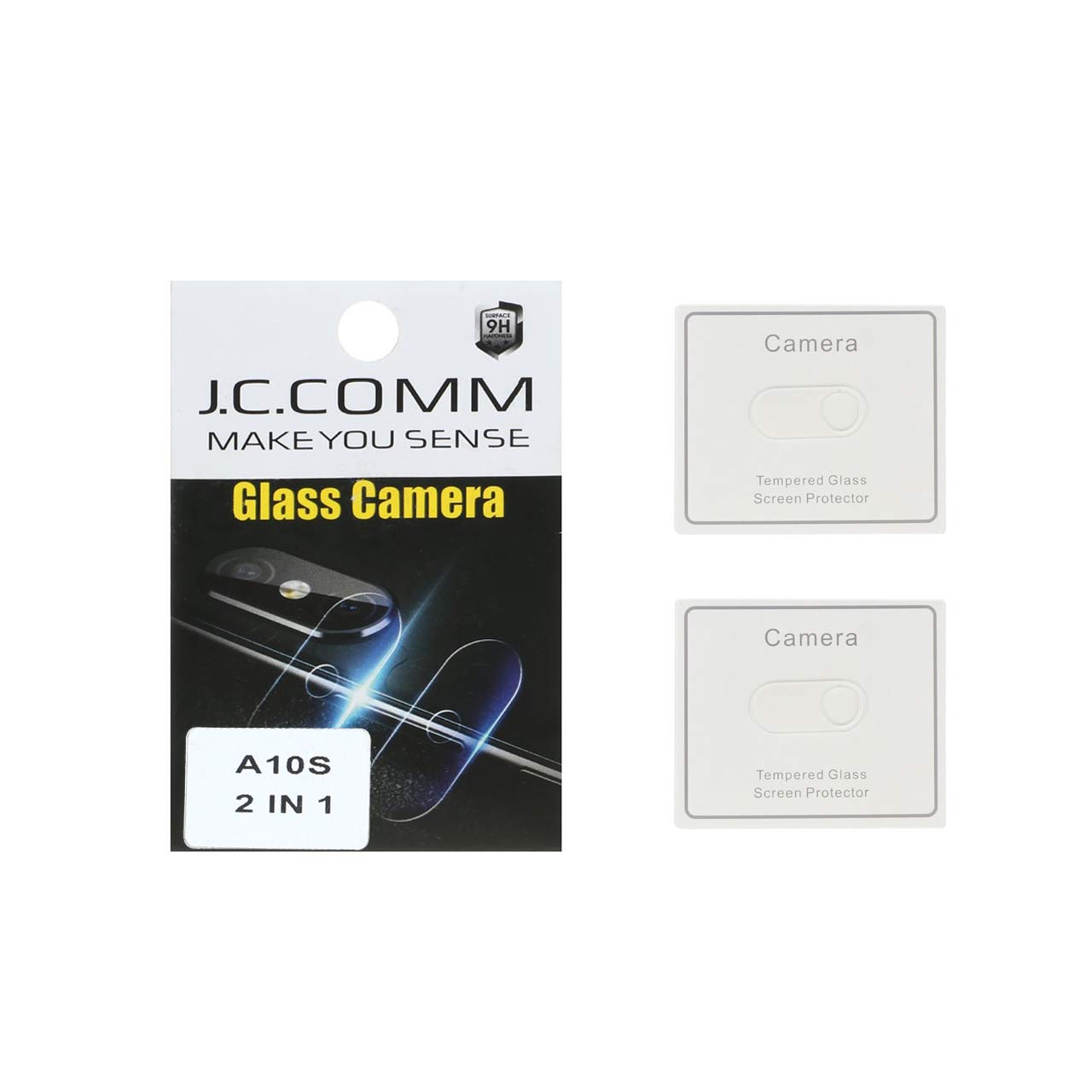 محافظ لنز دوربین شیشه ای J.C.COMM مدل Samsung A10 S