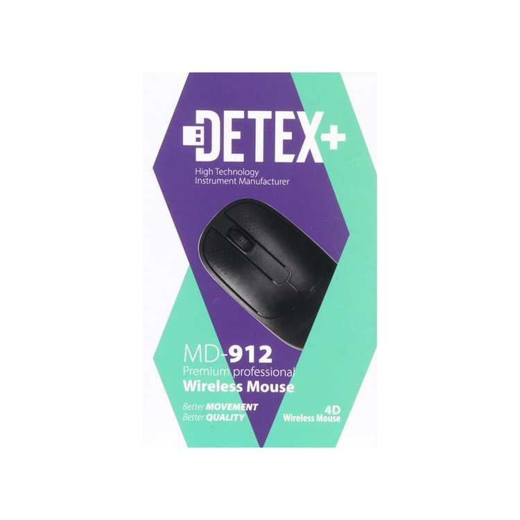 ماوس بی سیم +DETEX مدل MD-912 - مشکی