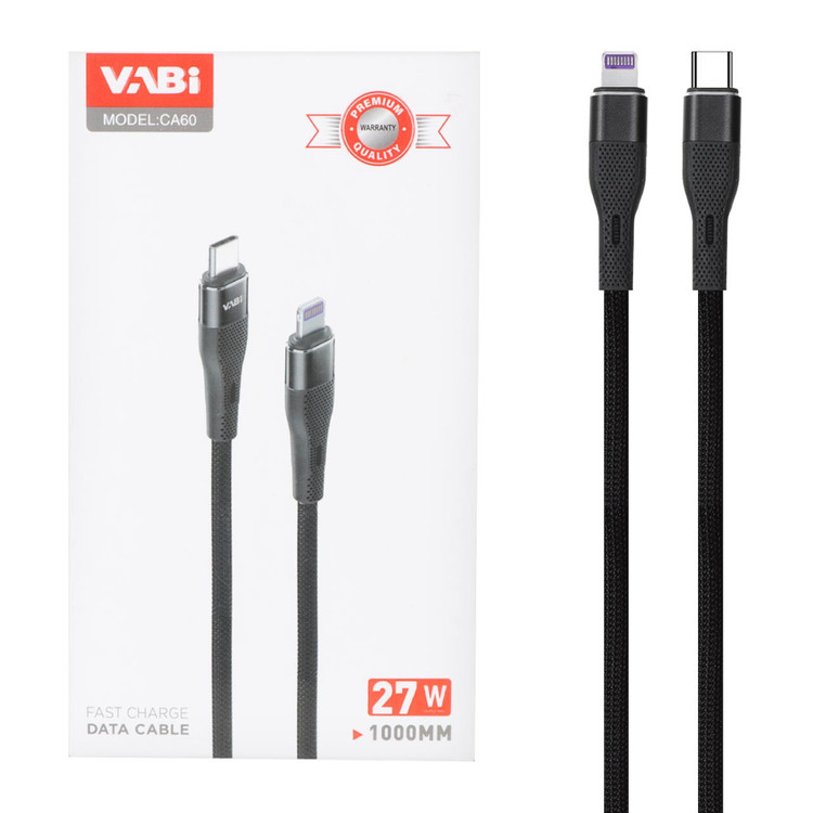 کابل شارژ فست VABI Type-C To Lightning مدل CA60 27W