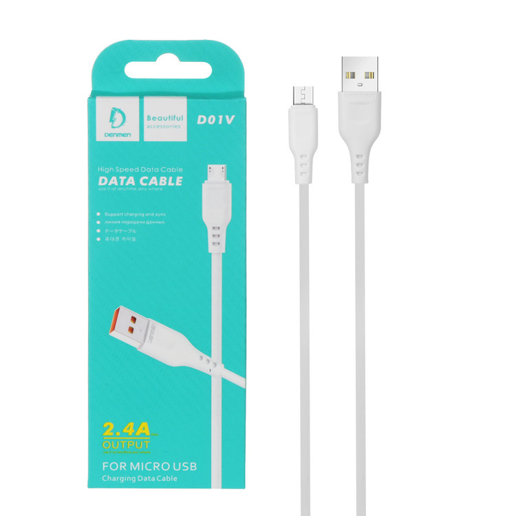 کابل شارژ فست اندروید DENMEN مدل D01v -CH