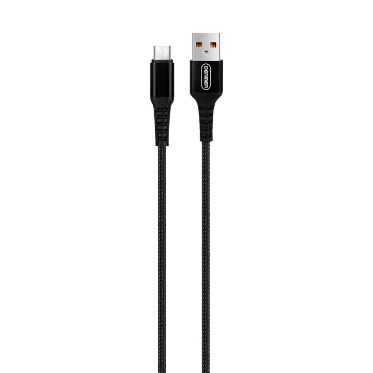 کابل شارژ فست اندروید DENMEN مدل D02V - مشکی CH
