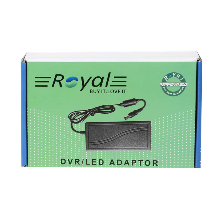 آداپتور مانیتور و دستگاه DVR/LED 12V.3A royal