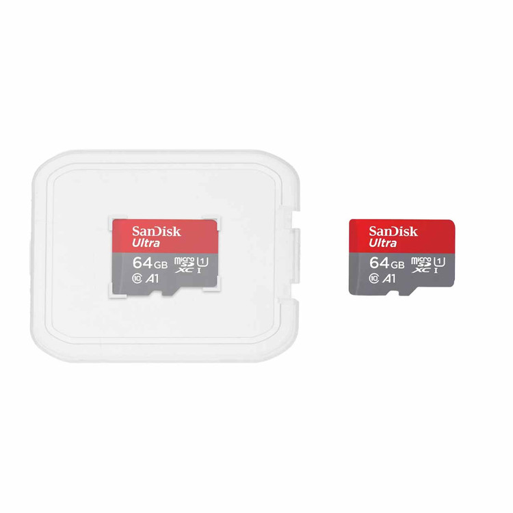 کارت حافظه MicroSDXC سن دیسک مدل Ultra کلاس 10 استاندارد UHS-I U1 A1 سرعت 100 مگابایت بر ثانیه ظرفیت 64 گیگابایت