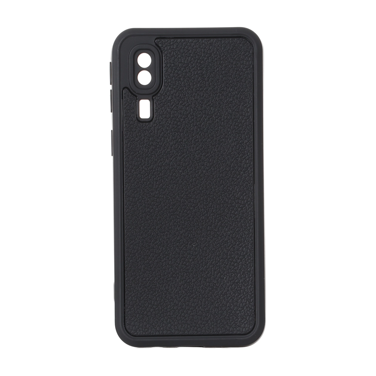 قاب Texture طرح چرم محافظ لنزدار Samsung Galaxy A2 Core - مشکی