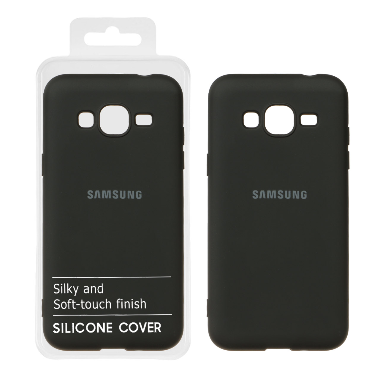 قاب سیلیکونی مدل Samsung Galaxy J3 2015 / J300 - مشکی (پک دار)