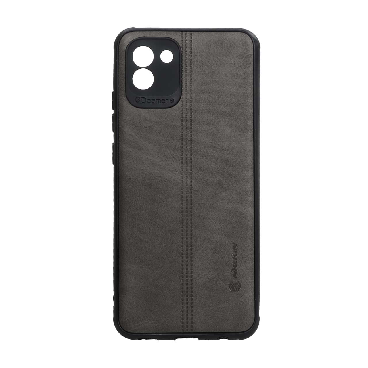قاب طرح چرم Nillkin مدل Samsung A03 - طوسی