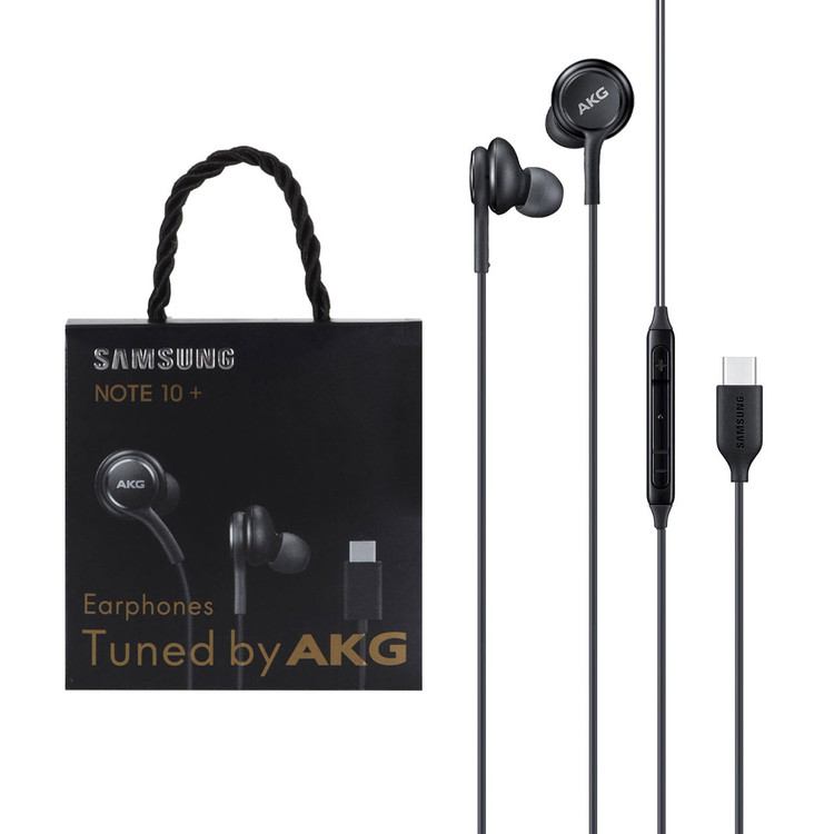 هندزفری با سیم با پورت Type-C سامسونگ AKG مدل Note10 Plus - مشکی (گارانتی پارتیان پایا) - درجه یک
