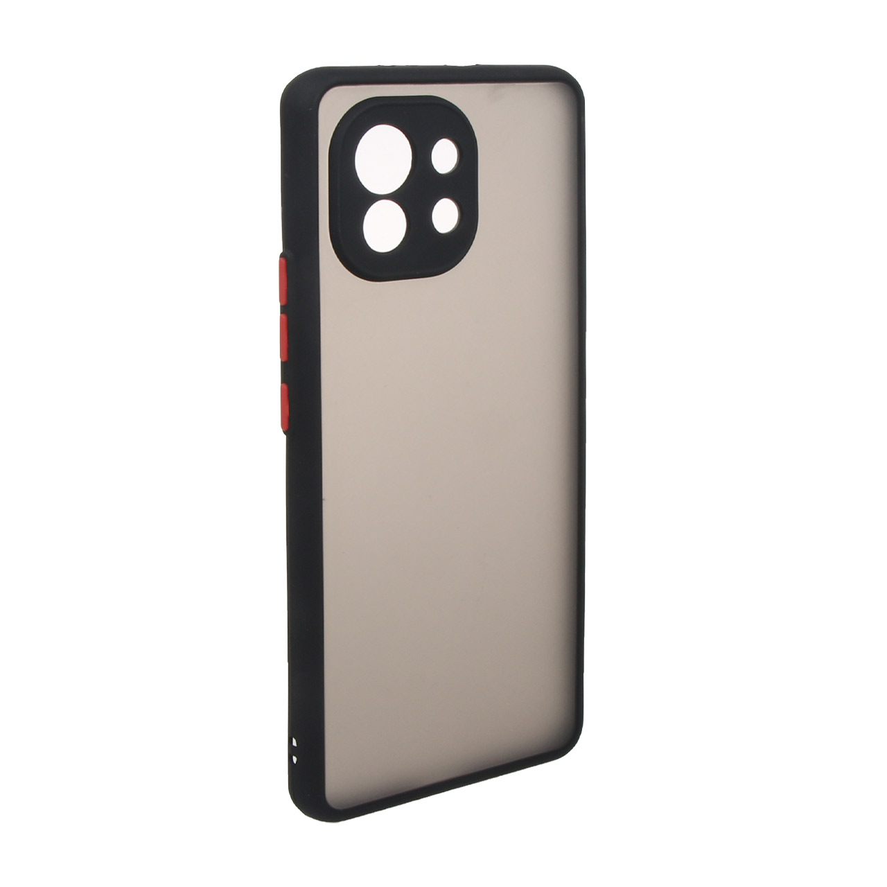 قاب پشت مات محافظ لنزدار Xiaomi Mi 11 - مشکی