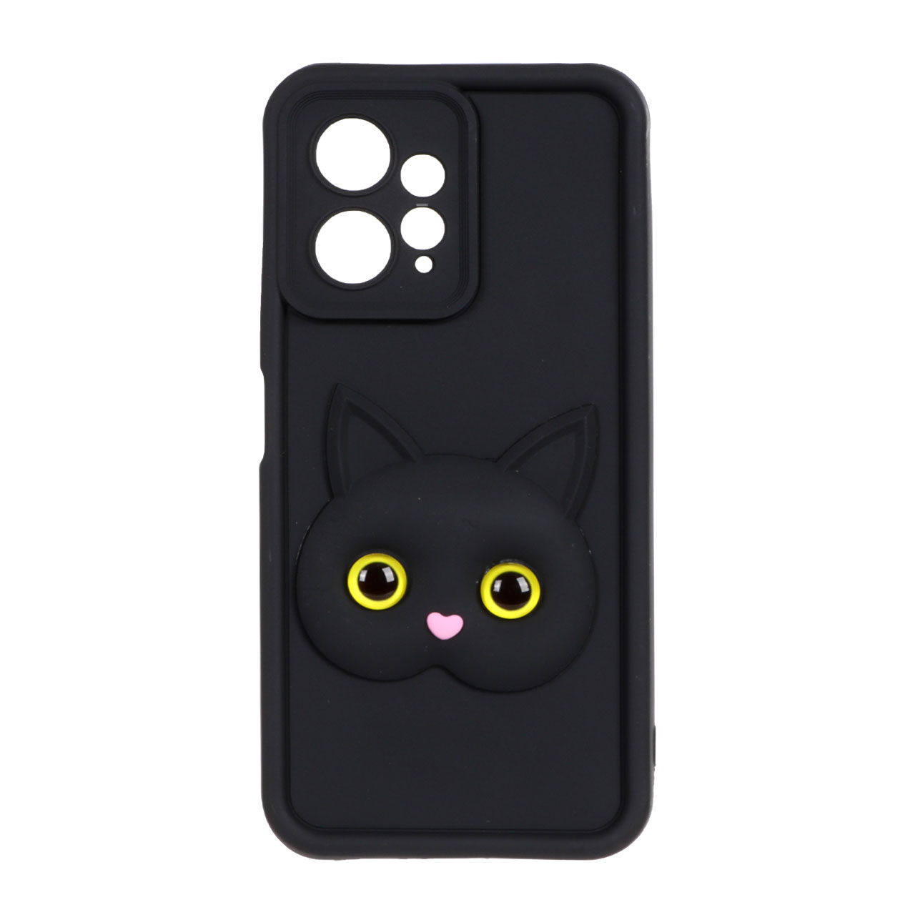 قاب Solid Case Cat Design مدل Xiaomi Redmi Note 12 4G - مشکی