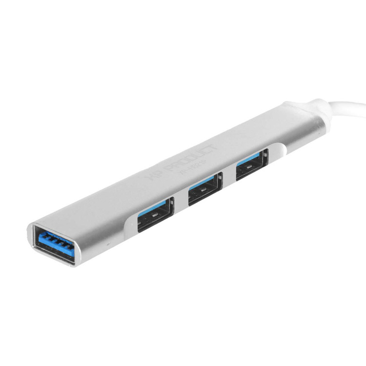 هاب 4 پورت XP Product USB3.0 مدل XP-H821R - نقره ای