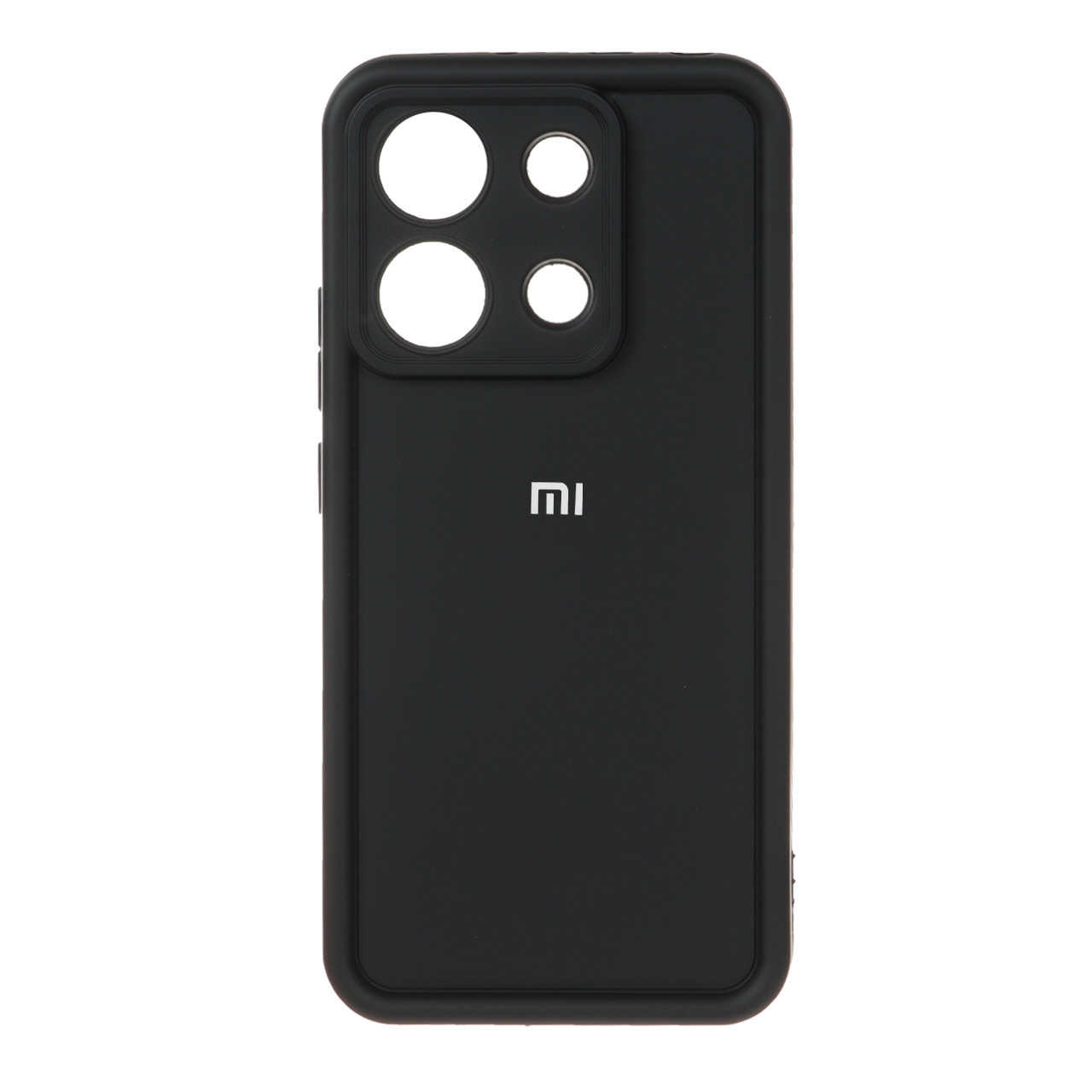 قاب Solid Case لوگو برجسته Xiaomi Redmi Note 13 4G - مشکی