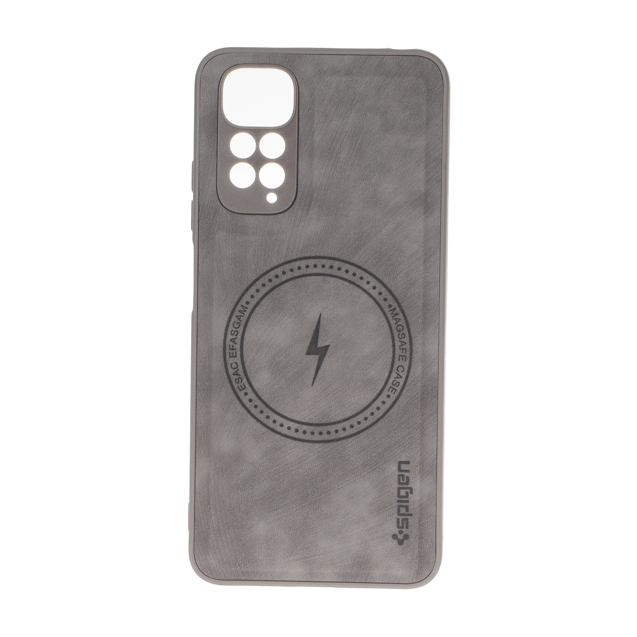 قاب Spigen جیر طرح مگ سیف محافظ لنزدار Xiaomi Redmi Note 11 4G / Redmi Note 11S - طوسی
