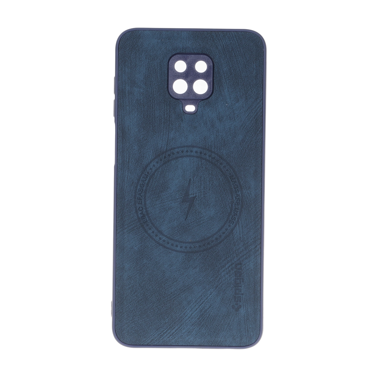 قاب Spigen جیر طرح مگ سیف محافظ لنزدار Xiaomi Redmi Note 9S / Redmi Note 9 Pro / Redmi Note 9 Pro Max - سرمه ای
