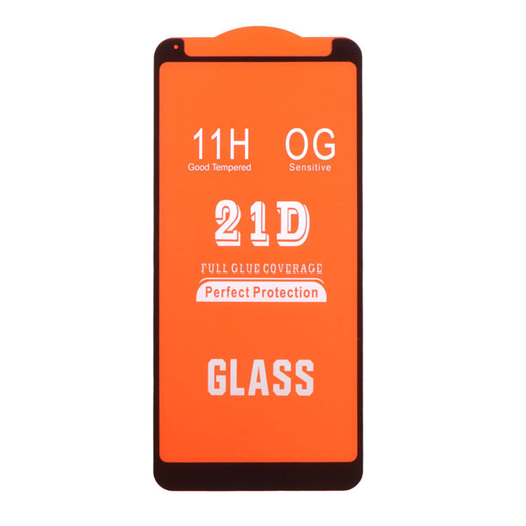 محافظ صفحه نمایش شیشه ای Full Cover 21D مدل Samsung Galaxy A750 / J4 Core / J4 Plus / J6 Plus / J8 / A8 Plus / A6 Plus / A7 2018
