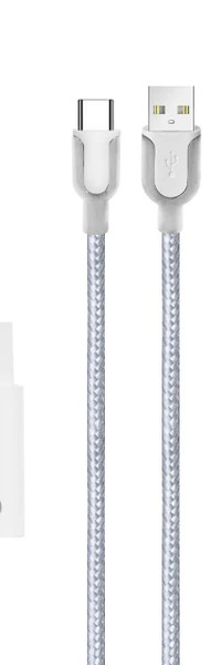 کابل شارژ 3 متری سوپر فست Miller Type-C بدون پک مدل CA-1852 سفید