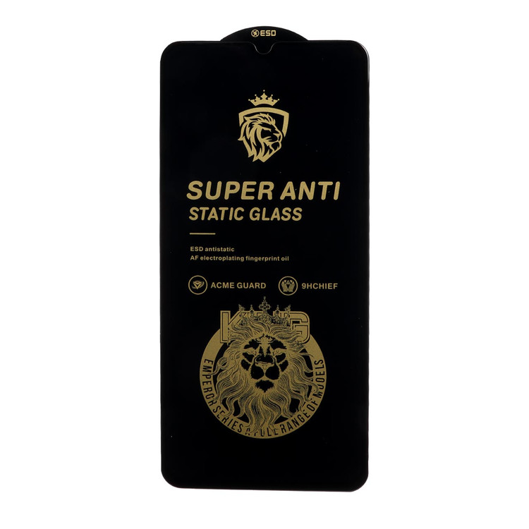 محافظ صفحه نمایش شیشه ای Full Cover ESD Anti Static - King مدل NTC - Samsung Galaxy A12 / A02 / A02S / A03 / A03S / A03 Core / A04 / A04S / A04E / A13 / A23 / A32 5G / M02 / M04 / M12 / M13 / M23 / M33 /F13 / A1 Plus / A2 Plus / M4 / M5 / C30 / C30S