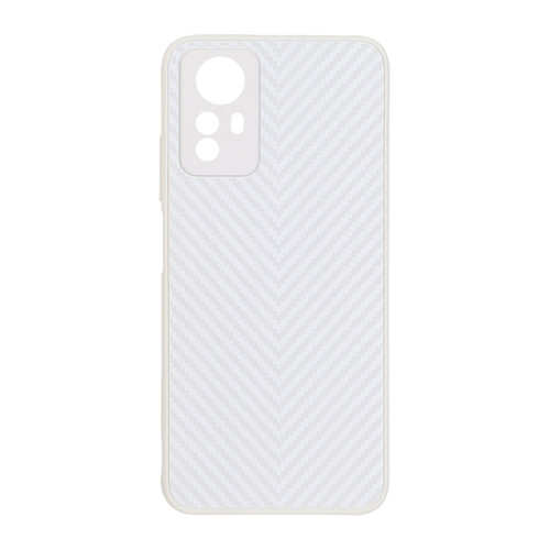 قاب طرح کربن PVD مدل Xiaomi Redmi Note 12S - سفید