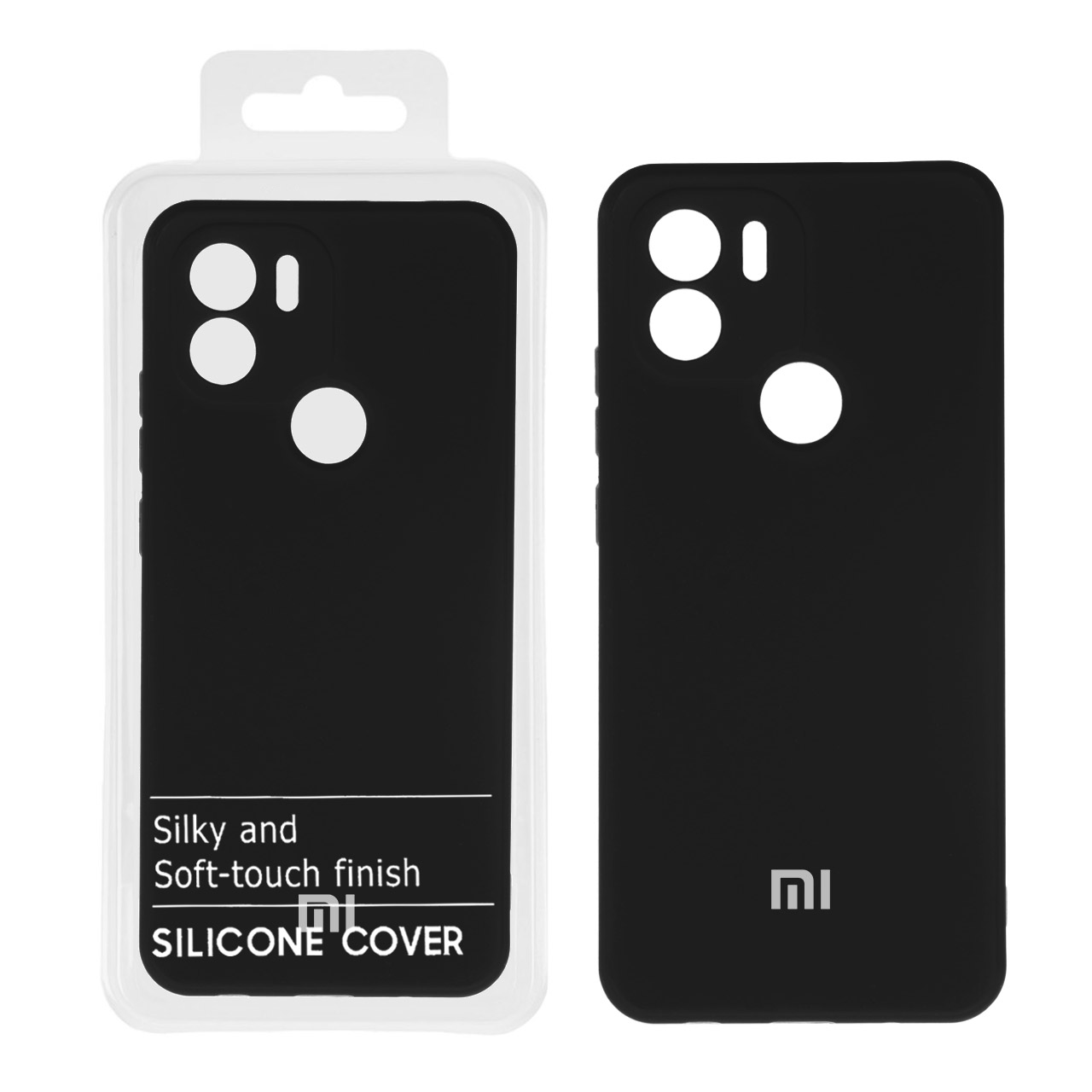 قاب نیو سیلیکون محافظ لنزدار RFF مدل Xiaomi Redmi A1 Plus / Redmi A2 Plus - مشکی کد 6 (پک دار)