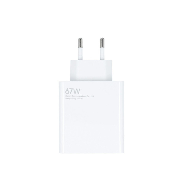 شارژر دیواری فست تک پورت Xiaomi مدل MDY-12-EH 67W - سفید - اصل چین
