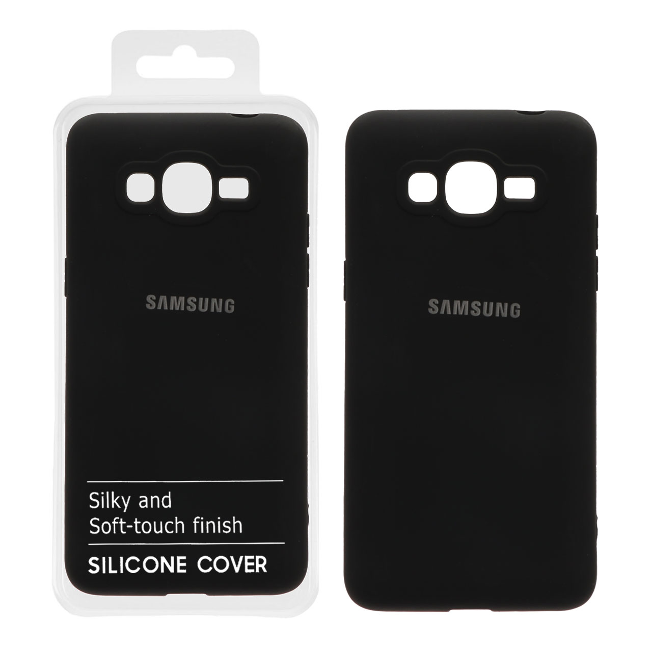 قاب نیو سیلیکون محافظ لنزدار RFF مدل Samsung Galaxy J2 Prime / G530 / Grand Prime - مشکی (پک دار)