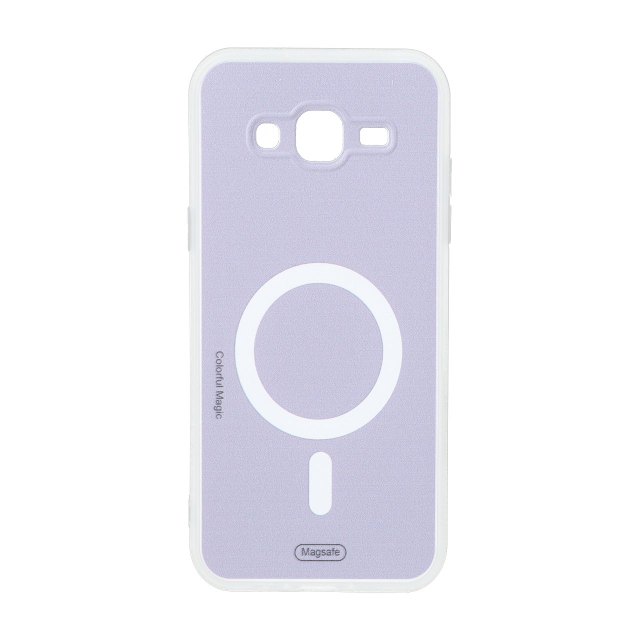 قاب Colorful Magic طرح مگ سیف محافظ لنزدار Samsung Galaxy J5 (2015) / J500 - بنفش