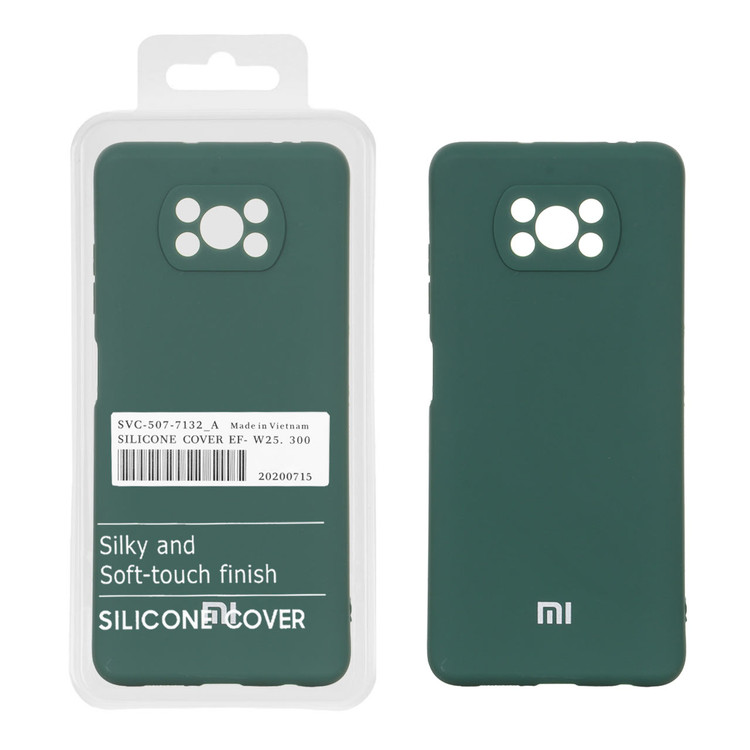 قاب نیو سیلیکون محافظ لنزدار RFF مدل Xiaomi Poco X3 / Poco X3 Pro / Poco X3 NFC - سبز (پک دار)