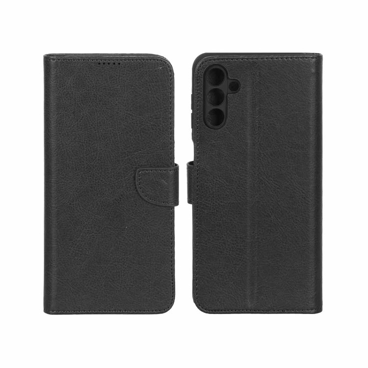 کیف چرمی موبایل مگنتی محافظ لنزدار KRF مدل Samsung Galaxy A13 5G / A04s / M13 4G / M23 / F13 - مشکی