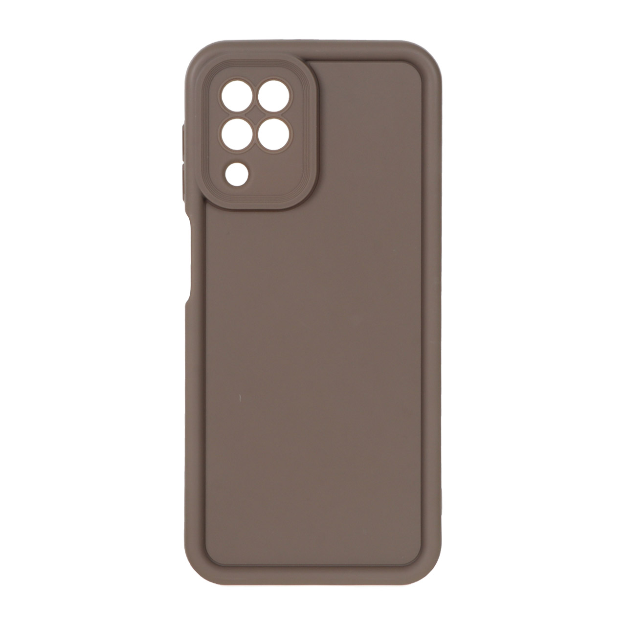 قاب Solid Case مدل Samsung Galaxy A22 4G / M22 / M32 4G / F22 - قهوه ای