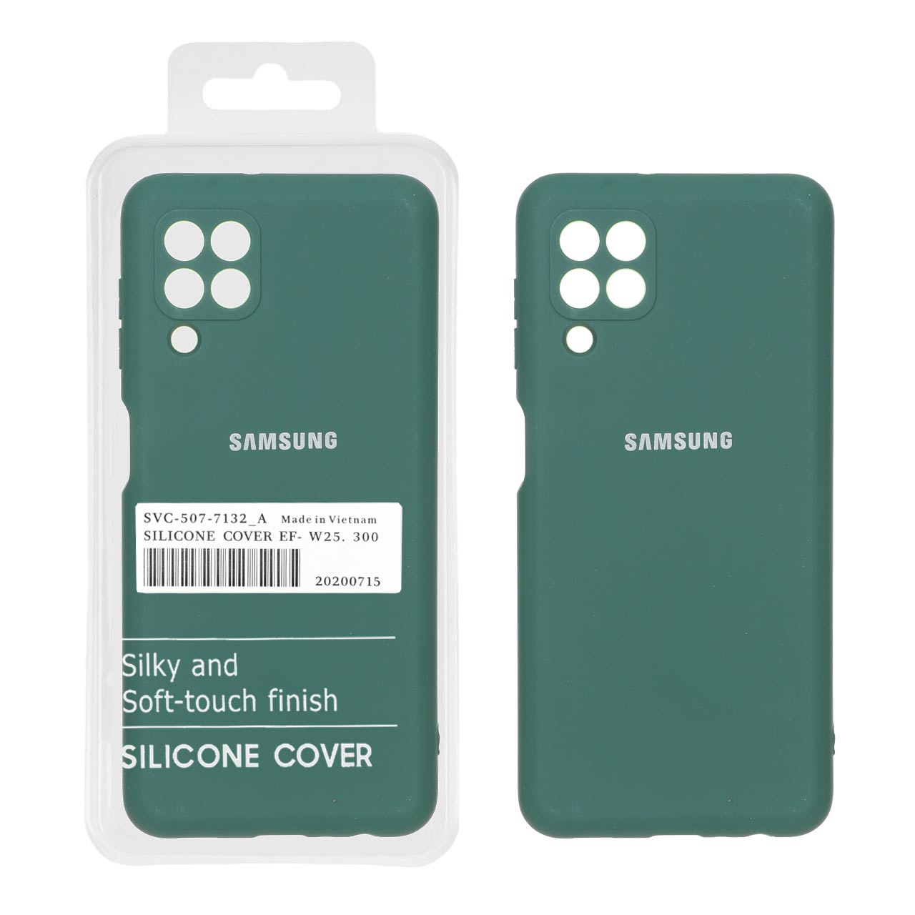 قاب نیو سیلیکون محافظ لنزدار RFF مدل Samsung Galaxy A22 4G / M22 / M32 4G / F22 - سبز (پک دار)