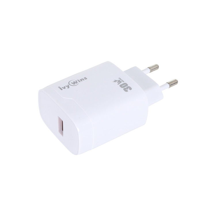 شارژر دیواری فست تک پورت ivy Wins مدل i-014 30W - سفید