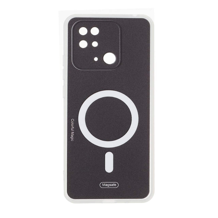 قاب Colorful Magic طرح مگ سیف محافظ لنزدار Xiaomi Redmi 10C / Redmi 10 Power / Poco C40 - مشکی