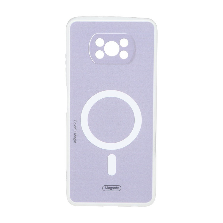 قاب Colorful Magic طرح مگ سیف محافظ لنزدار Xiaomi Poco X3 / Poco X3 Pro / Poco X3 NFC - بنفش
