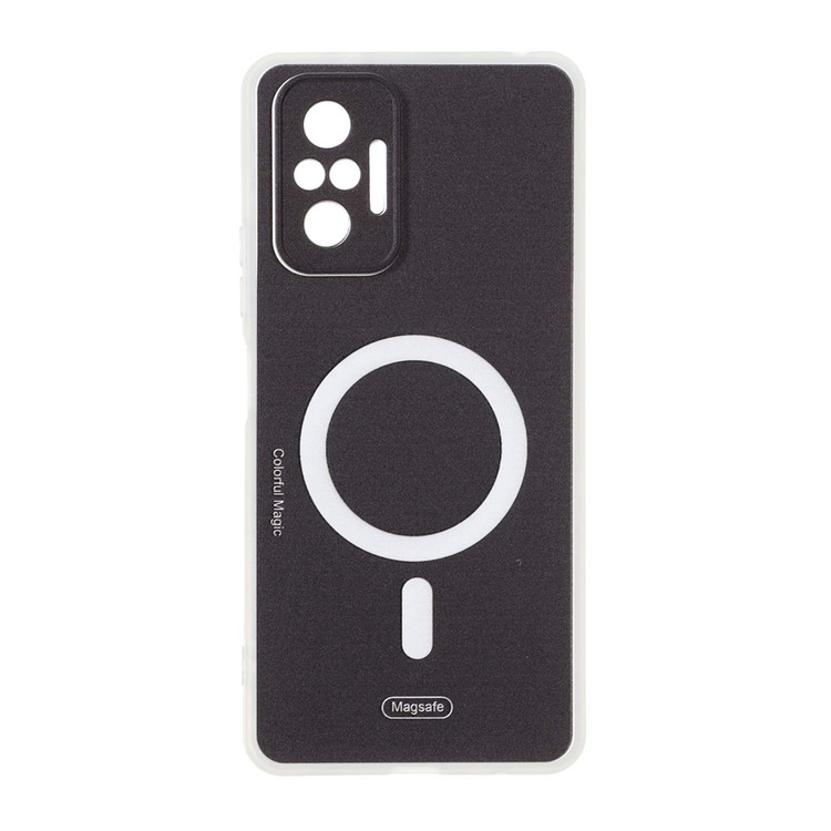 قاب Colorful Magic طرح مگ سیف محافظ لنزدار Xiaomi Redmi Note 10 Pro 4G / Redmi Note 10 Pro Max - مشکی