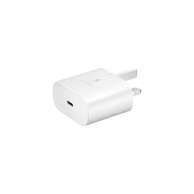 شارژر دیواری سه پین SAMSUNG 25W ch-hi+ TA800 ( فست و PD) سفید