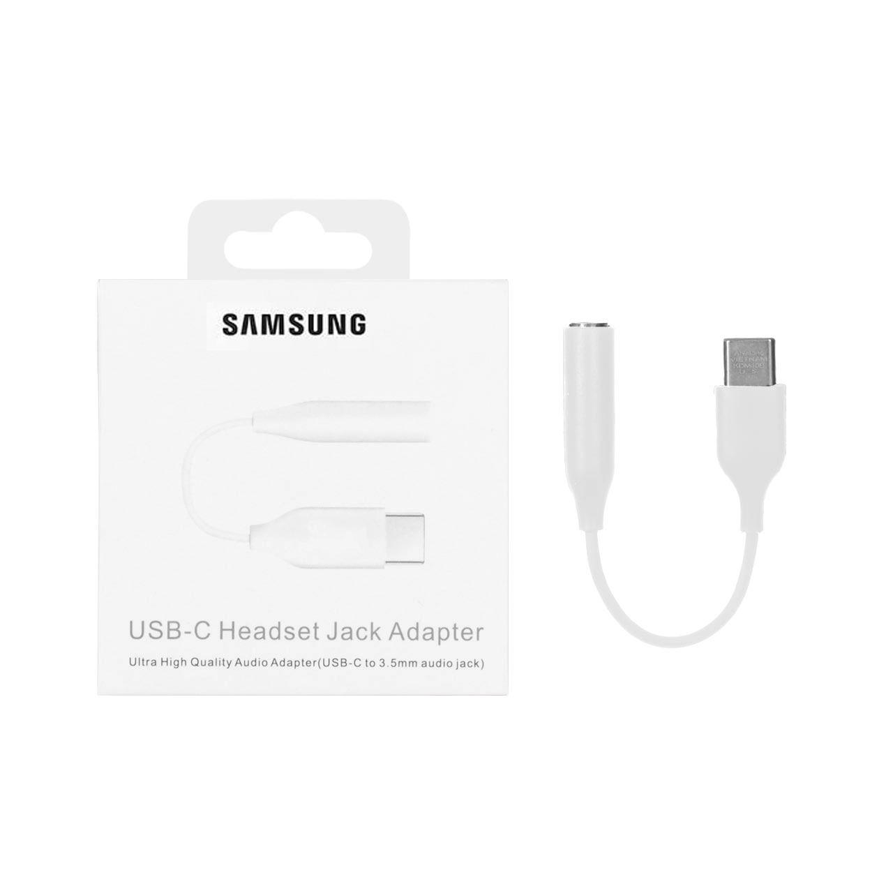 تبدیل Type-C به جک 3.5 میلیمتری Samsung - سفید